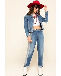 Lee Women's Contrast Denim Seamed Jacket