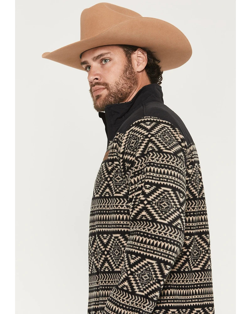 Ariat Men's Basis Southwest 1/4 Zip-Up Fleece Pullover