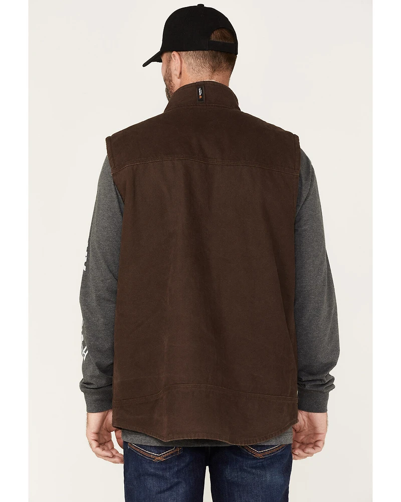 Hawx Men's Weathered Sherpa Lined Work Vest