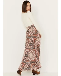 Shyanne Women's Printed Wrap Maxi Skirt