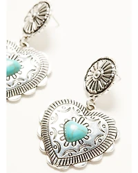 Shyanne Women's Heart Statement Earrings