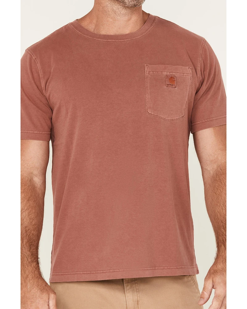 Carhartt Men's Relaxed Fit Midweight Short Sleeve Garment Dyed Pocket T-Shirt