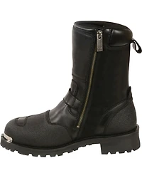 Milwaukee Leather Men's 9" Waterproof Gear Shirt Protection Boots - Round Toe