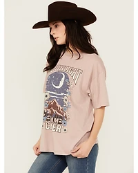 Cleo + Wolf Women's Boyfriend Short Sleeve Graphic Tee