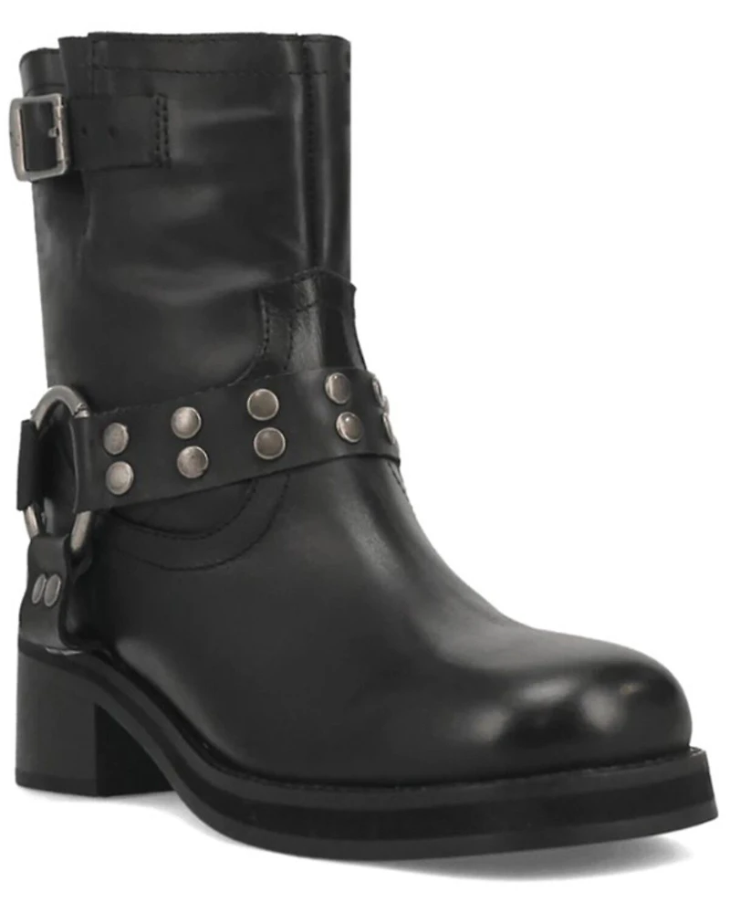Dingo Women's Anarchy Harness Booties - Round Toe