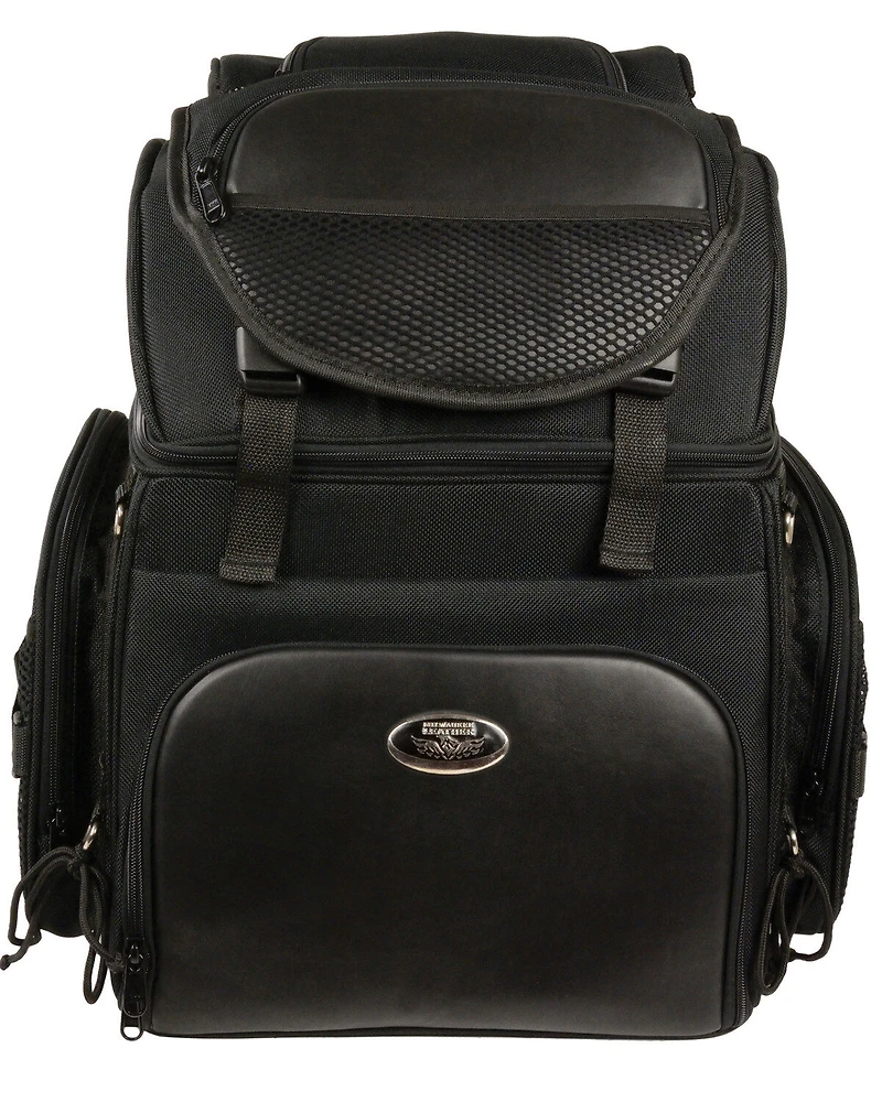 Milwaukee Leather Large Nylon Sissy Bar Travel Back Pack