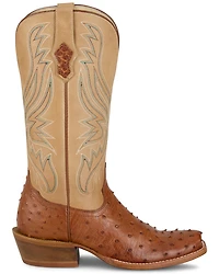 Tony Lama Women's Zaire Exotic Full Quill Ostrich Western Boots - Square Toe