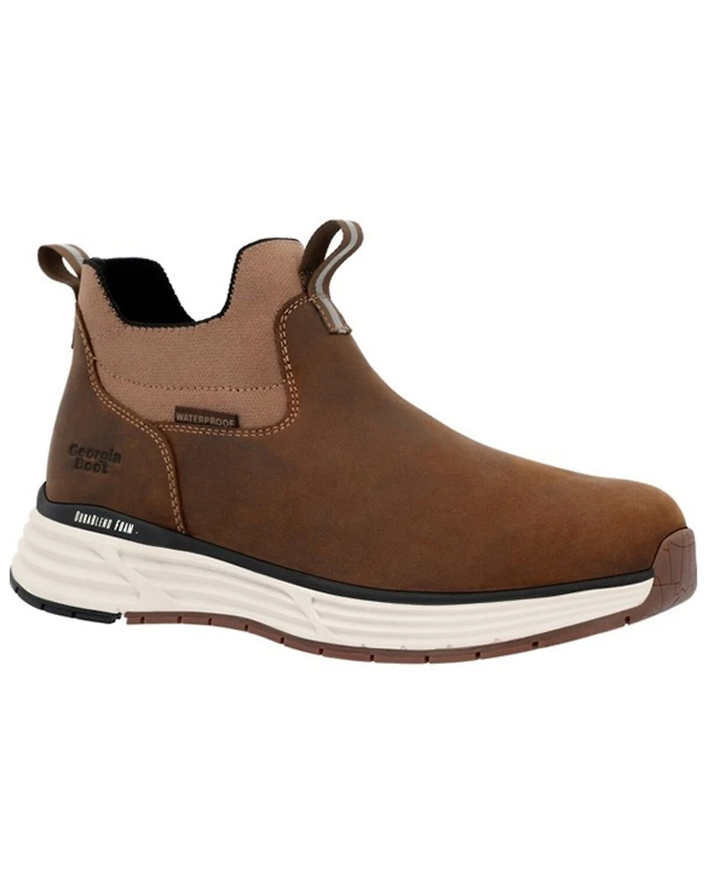 Georgia Boot Men's DuraBlend Sport Chelsea Shoes - Round Toe