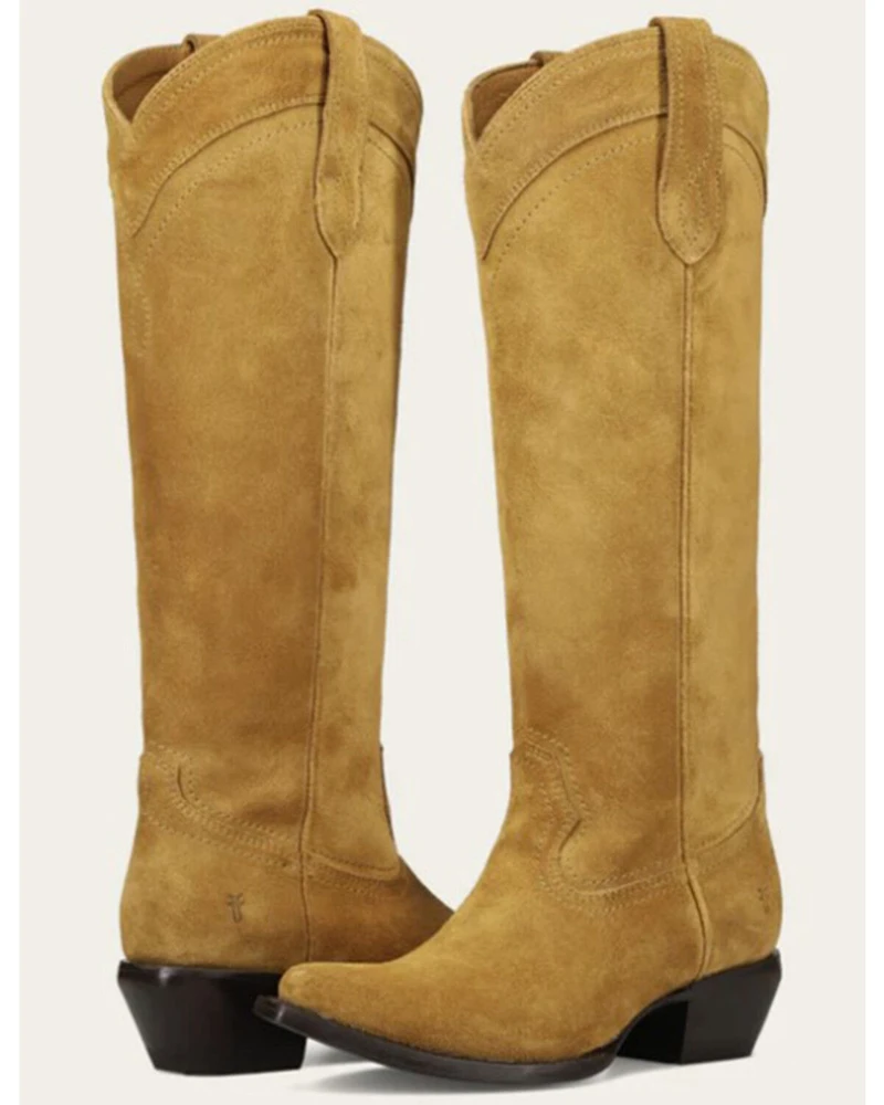 Frye Women's Sacha At The Knee Western Boots - Snip Toe