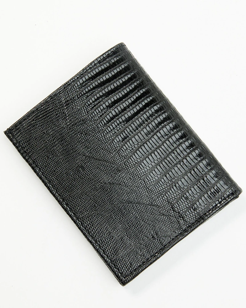 Cody James Black 1978™ Men's Vance Exotic Lizard Bifold Wallet