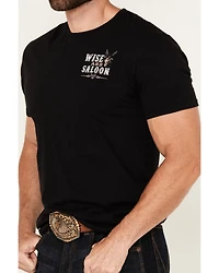 Cowboy Hardware Men's Wise Ass Saloon Short Sleeve Graphic T-Shirt