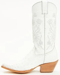 Shyanne Women's Daisie Exotic Full Quill Ostrich Western Boots - Snip Toe