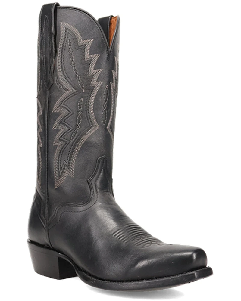 El Dorado Men's Handmade Vanquished Calf Western Boots - Square Toe