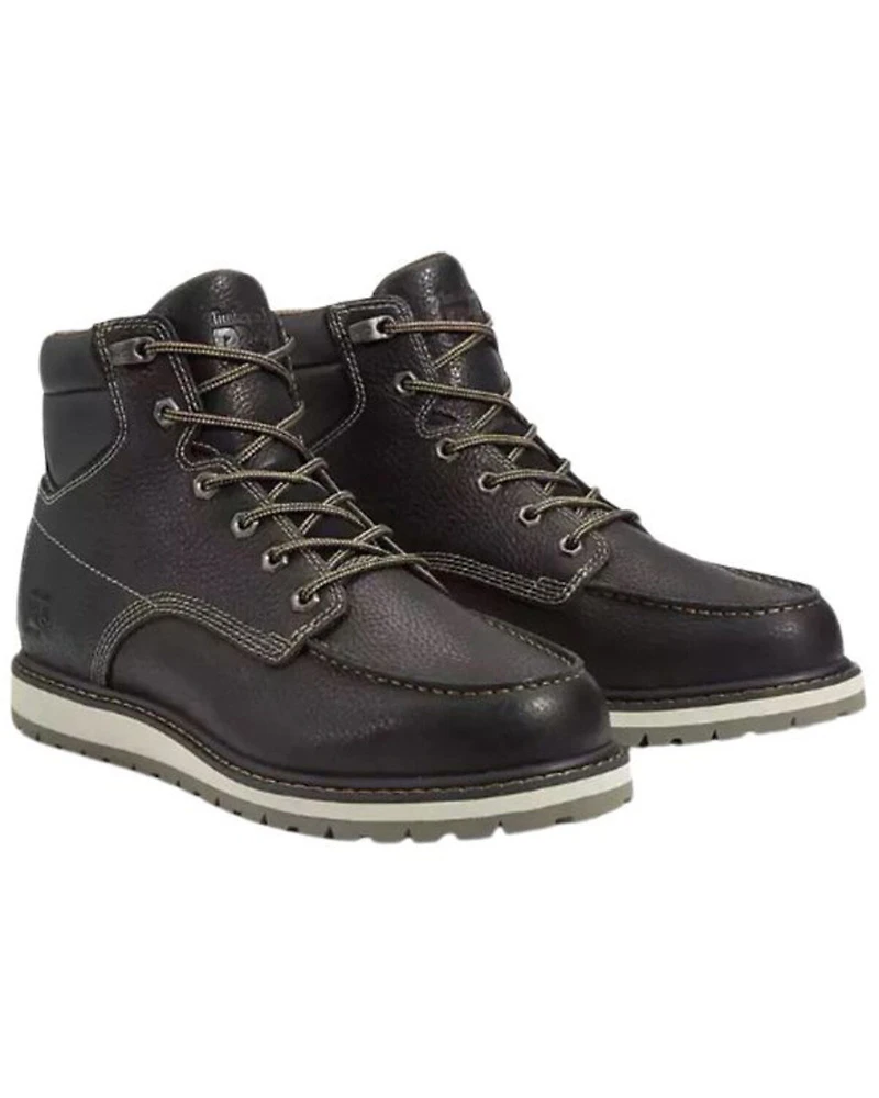 Timberland PRO Men's 6" Irvine Waterproof Moc Work Boots - Soft Toe