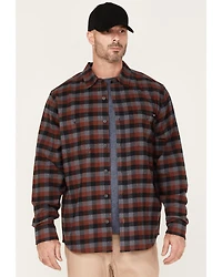 Hawx Men's Checker Long Sleeve Button-Down Flannel Shirt