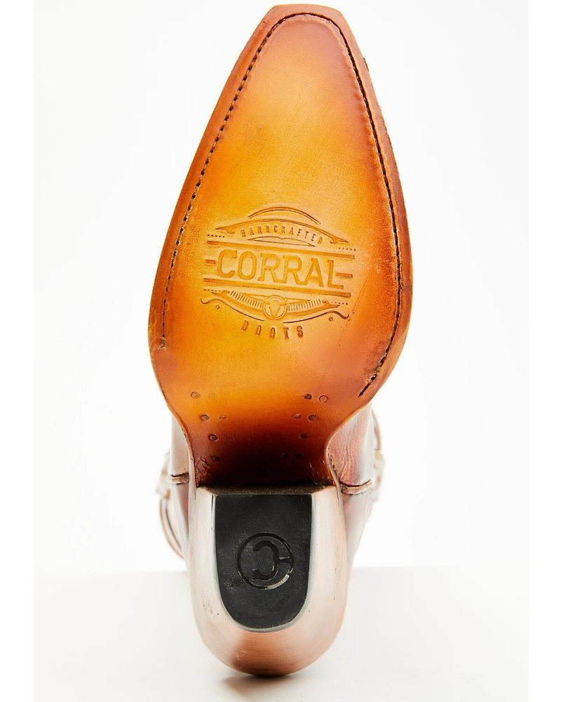 Corral Women's Metallic Tall Western Boots - Snip Toe