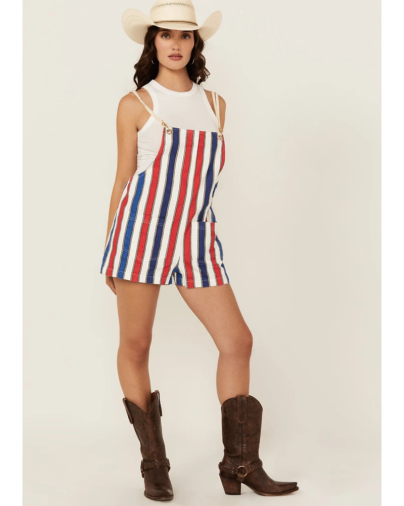 Show Me Your Mumu Women's Striped Romper