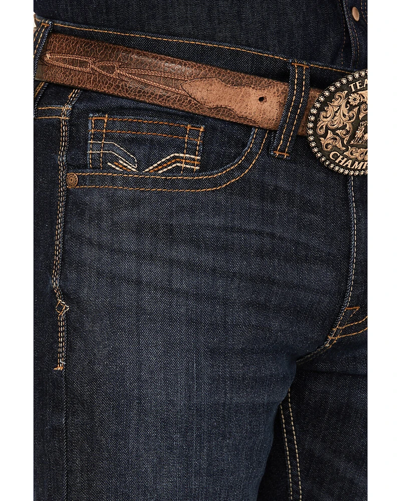 Cody James Men's Night Hawk Wash Wyatt Slim Bootcut Stretch Denim Jeans