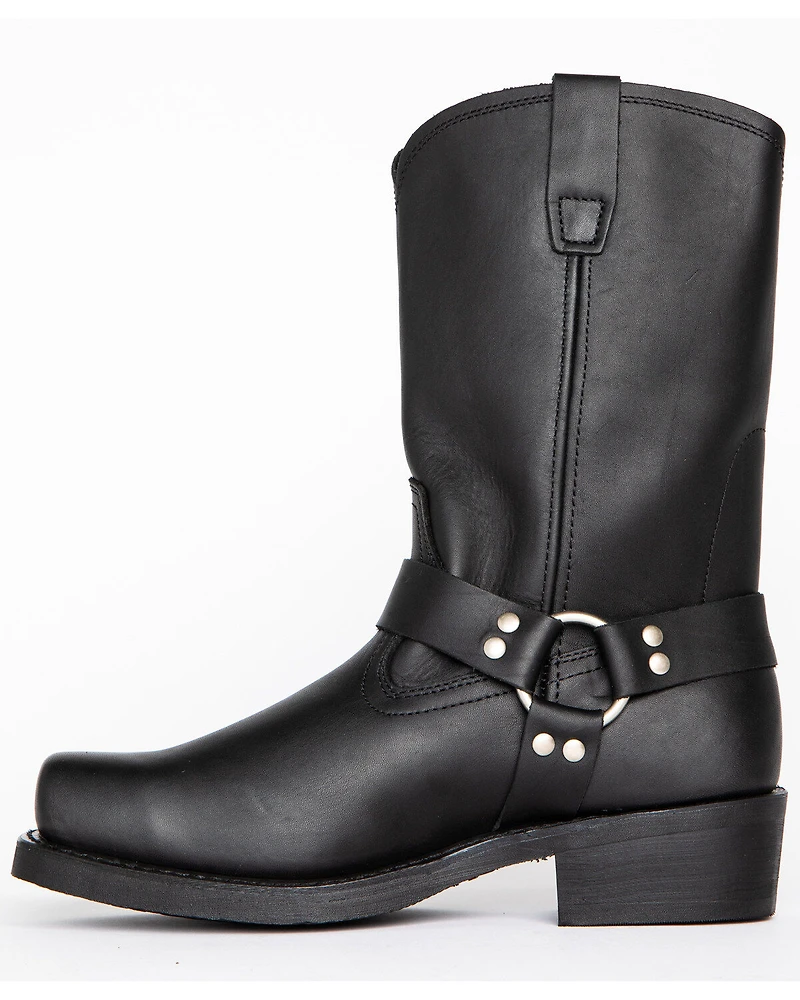 Brothers and Sons Men's Pull-On Motorcycle Boots - Square Toe