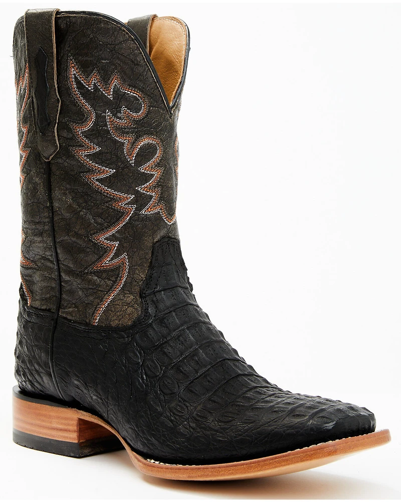Cody James Men's Exotic Caiman Belly Western Boots - Broad Square Toe