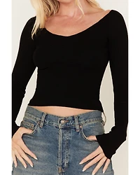 Shyanne Women's Ribbed Sweater Top