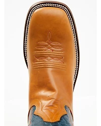 Hondo Boots Men's Crazy Horse Western - Broad Square Toe
