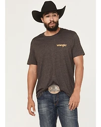 Wrangler Men's Cowboy Logo Short Sleeve Graphic T-Shirt