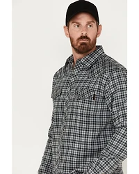 Cody James Men's FR Plaid Long Sleeve Snap Western Shirt