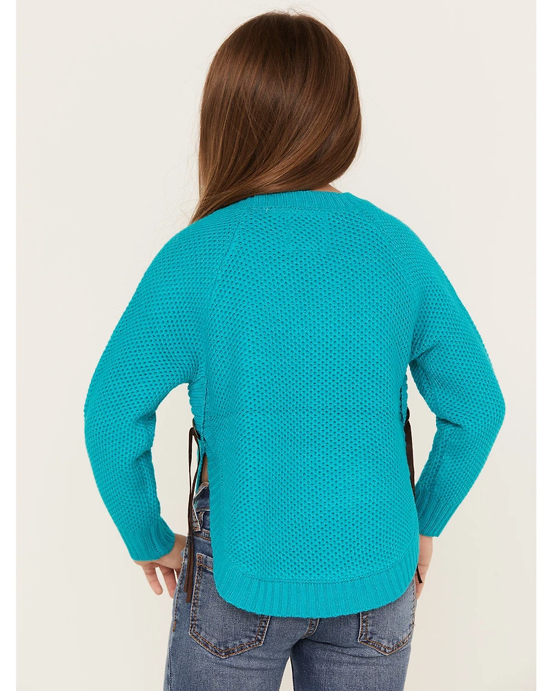 Cotton & Rye Girls' Horse Graphic Sweater