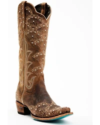 Boot Barn X Lane Women's Exclusive Calypso Leather Western Bridal Boots - Snip Toe