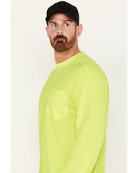 Hawx Men's High-Visibility Long Sleeve Work Shirt