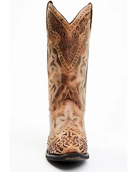 Laredo Women's Braylynn Studded Leather Western Performance Boots - Snip Toe