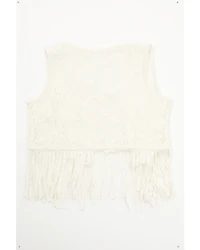Shyanne Toddler Girls' Flawless Fringe Lace Vest