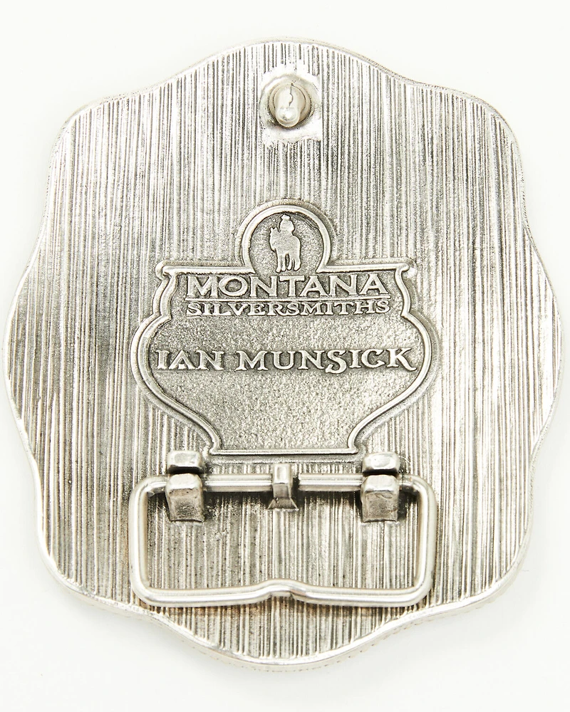 Montana Silversmiths X Ian Munsick Eagle Feather Belt Buckle