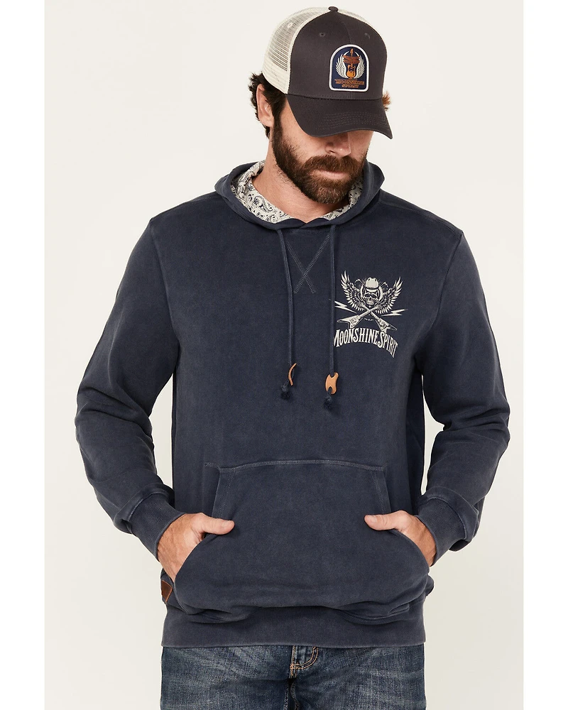 Moonshine Spirit Men's Washed Away Hooded Sweatshirt