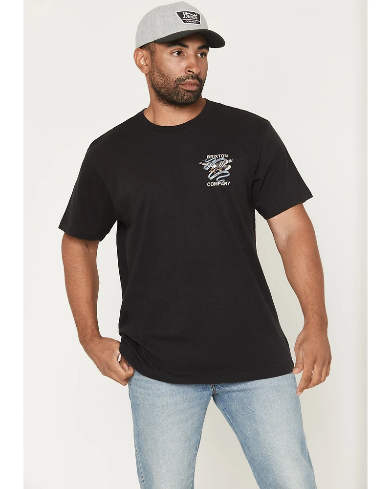 Brixton Men's Boot Barn Exclusive Live Free Short Sleeve Graphic T-Shirt
