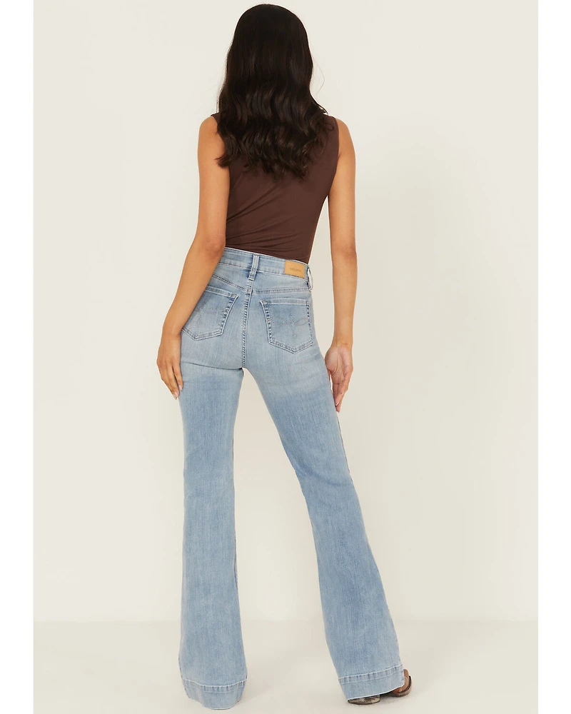 Shyanne Women's Joni High Rise Trouser Super Stretch Denim Jeans