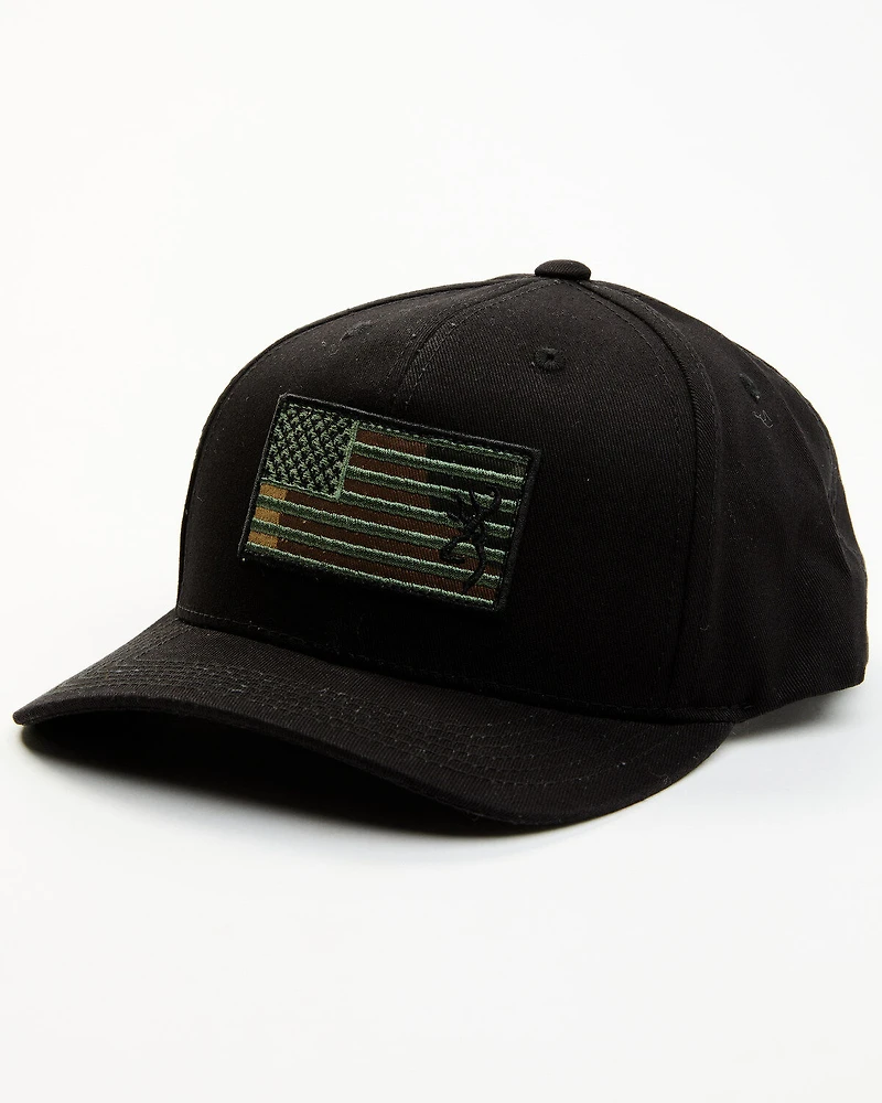 Browning Men's Woodland Flag Ball Cap