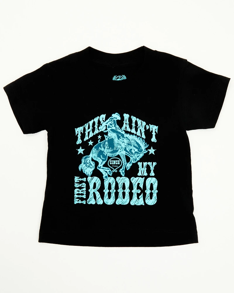 Cinch Toddler Boys' Ain't My First Rodeo Short Sleeve Graphic T-Shirt