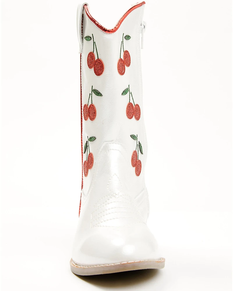 Wild + Rae Girls' Cherry Western Boots - Round Toe