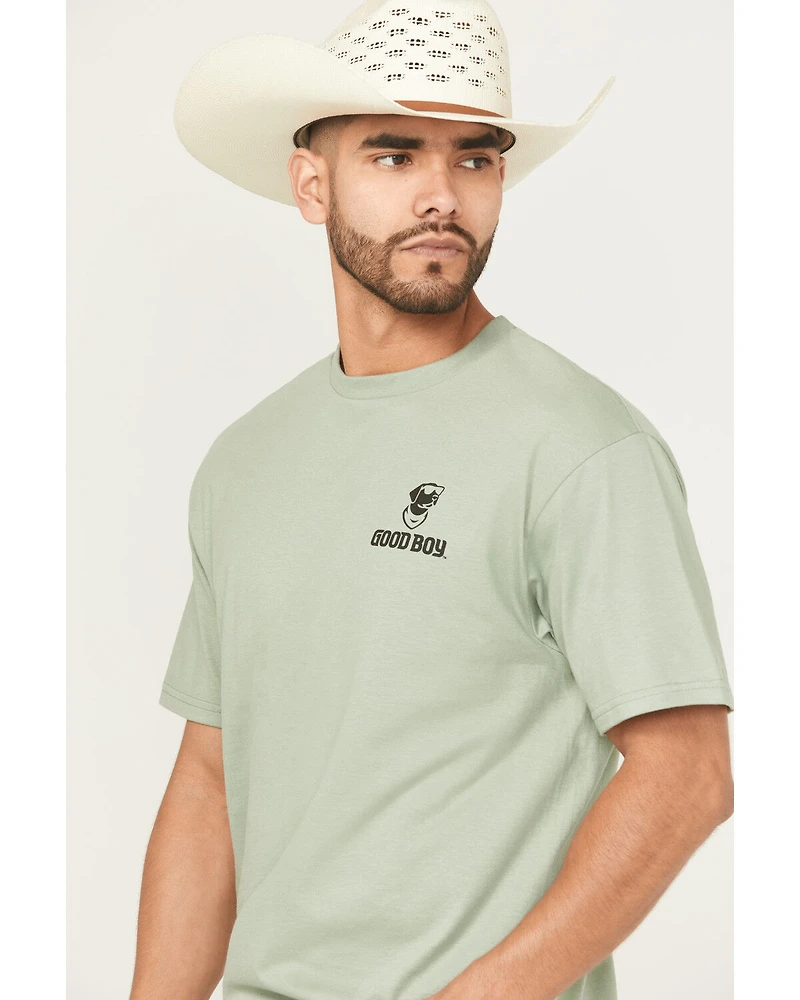 Buckwear Men's Good Boy Shed Fetch Short Sleeve Graphic T-Shirt