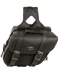 Milwaukee Leather Medium Zip-Off Slanted Throw Over Saddle Bag