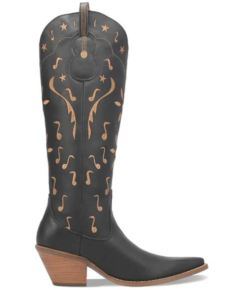 Dingo Women's Rhymin Tall Western Boots - Round Toe