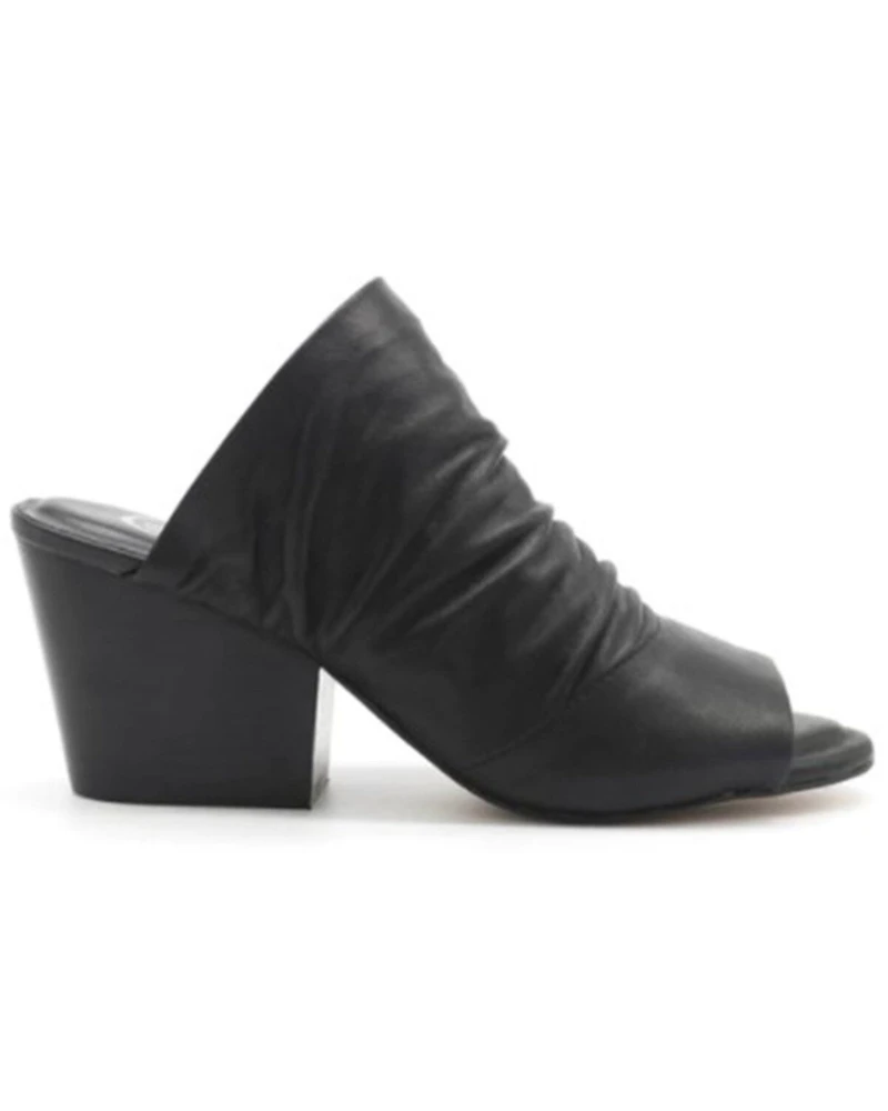 Golo Shoes Women's Landon Black Open Toe Mule