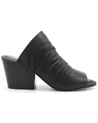 Golo Shoes Women's Landon Black Open Toe Mule