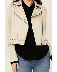 Idyllwind Women's Yorkshire Studded And Embroidered Moto Jacket