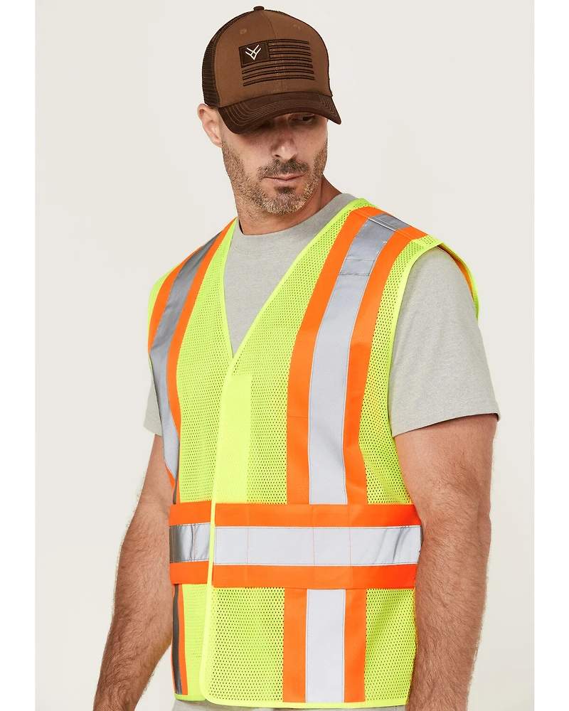 Hawx Men's 2-Tone Mesh Work Vest