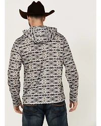 Rock & Roll Denim Men's Southwestern Print Hooded Sweatshirt