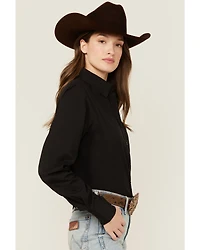 Kimes Ranch Women's Logo Long Sleeve Button-Down Western Shirt