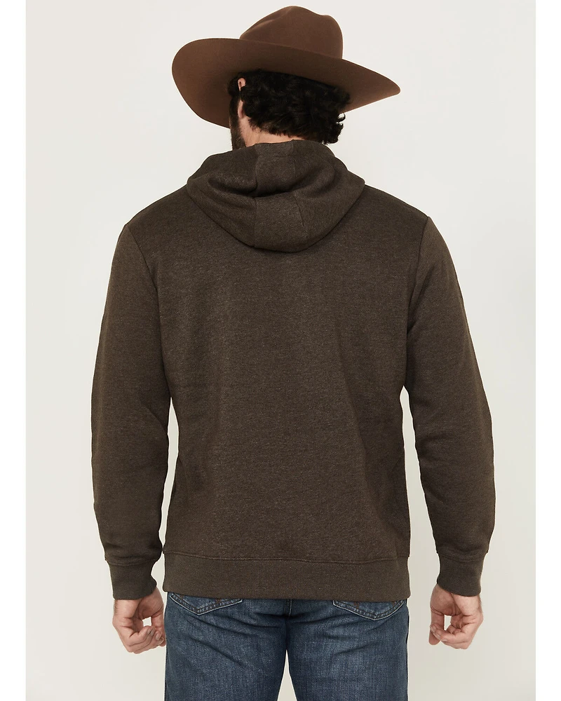 Wrangler Men's Cowboy and Rope Logo Graphic Hooded Sweatshirt
